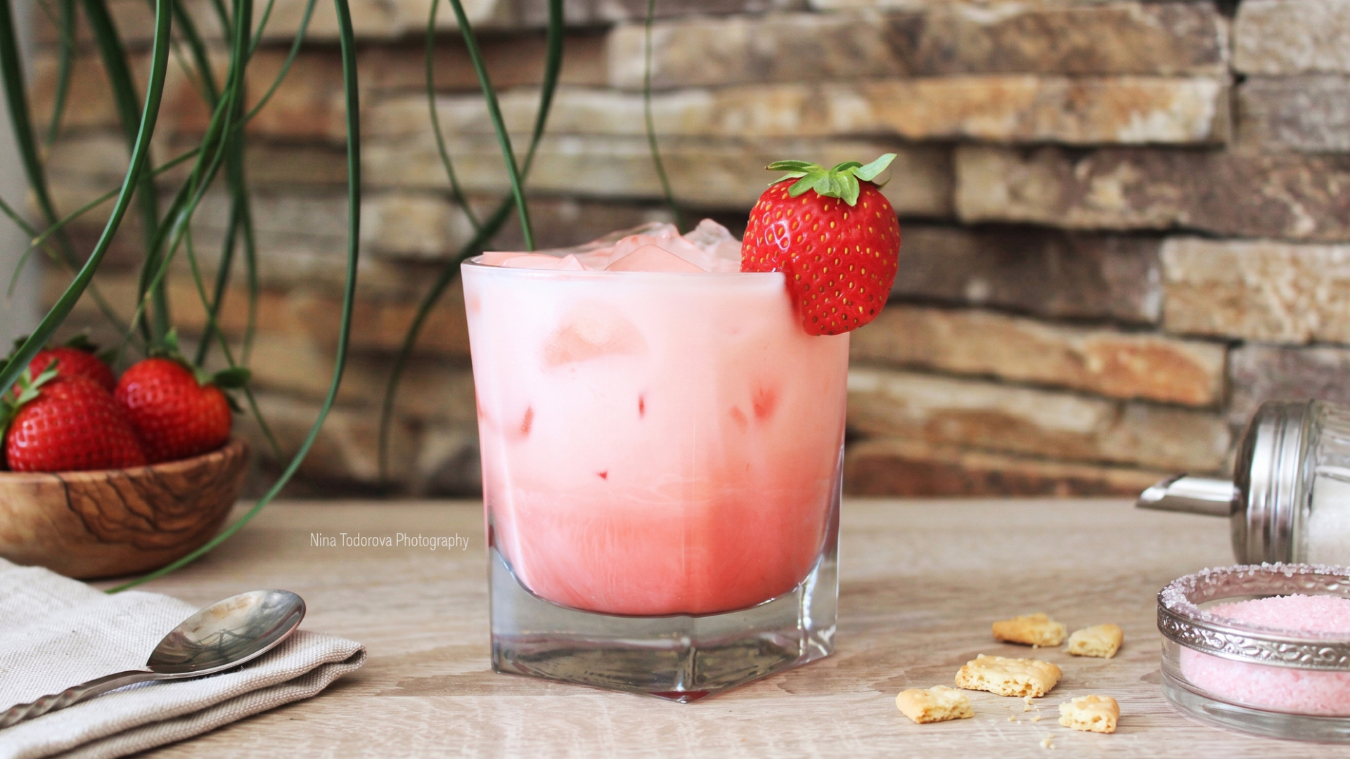 Коктейл "Cheesecake Strawberry"